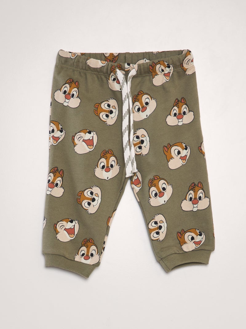 Pantalón de jogging estampado 'Chip y Chop' VERDE - Kiabi