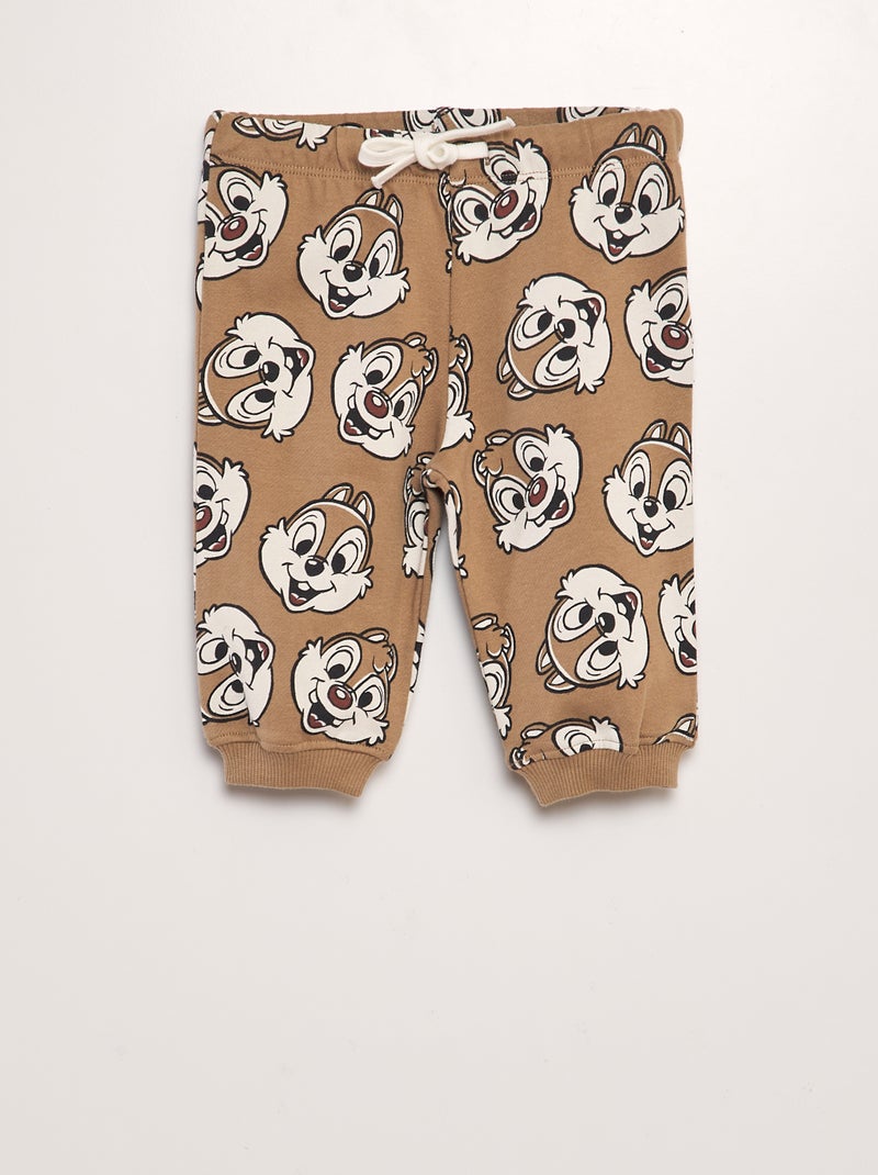 Pantalón de jogging estampado 'Disney' 'Chip y Chop' MARRON - Kiabi