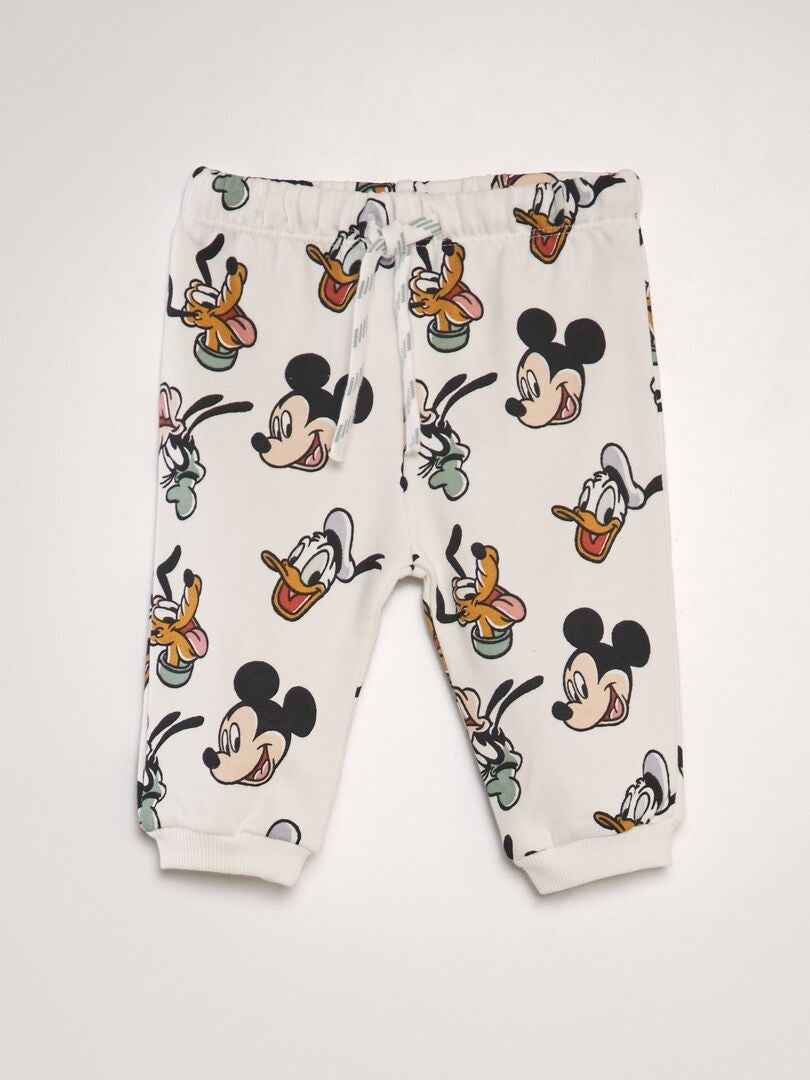 Pantalón de jogging estampado 'Mickey' BLANCO - Kiabi