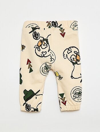 Pantalón de jogging estampado "Snoopy" all-over en algodón