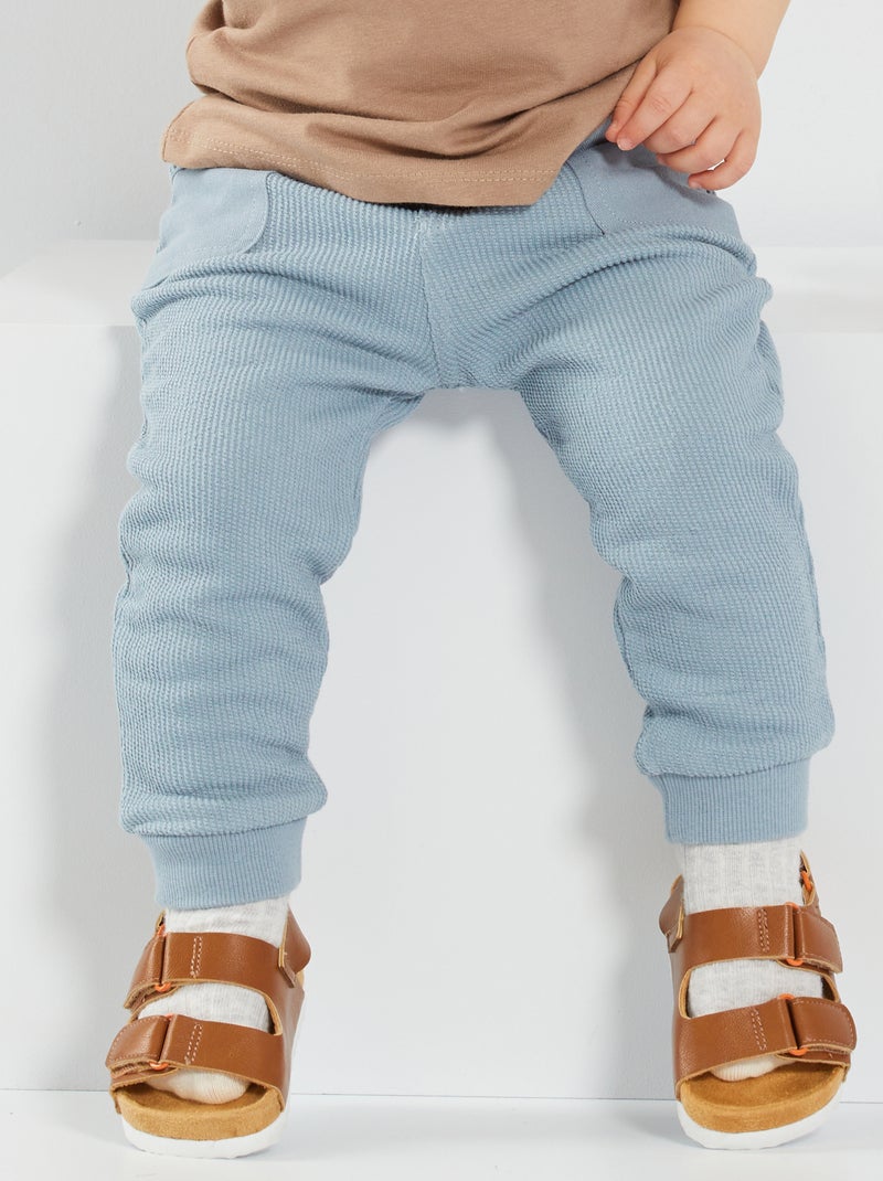 Pantalón de jogging gris azul - Kiabi