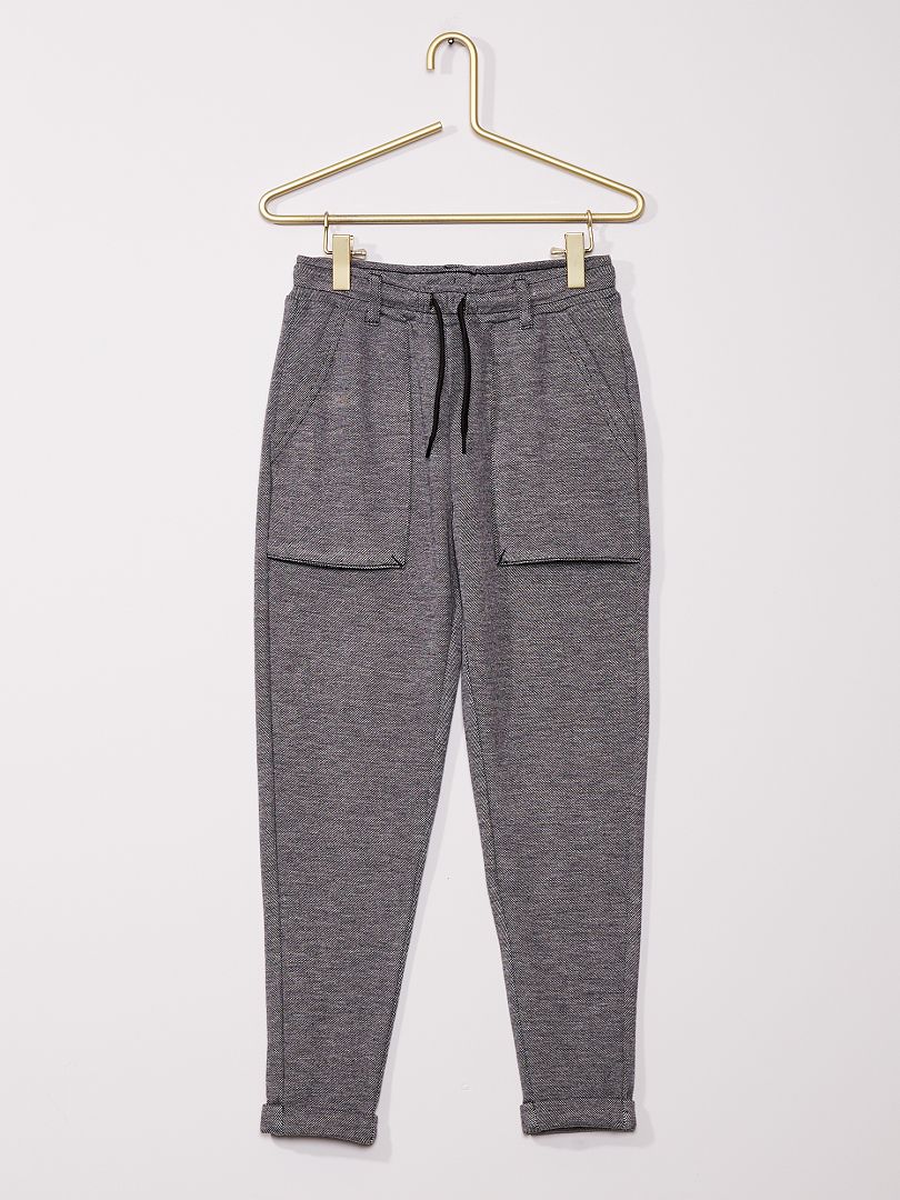Pantalón de jogging gris oscuro - Kiabi