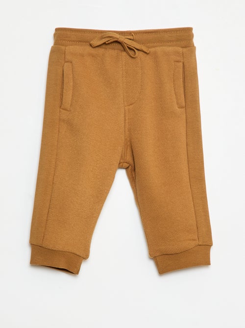 Pantalón de jogging jaspeado en felpa francesa - Kiabi