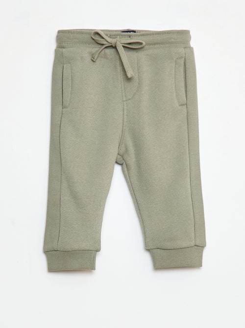 Pantalón de jogging jaspeado en felpa francesa - Kiabi