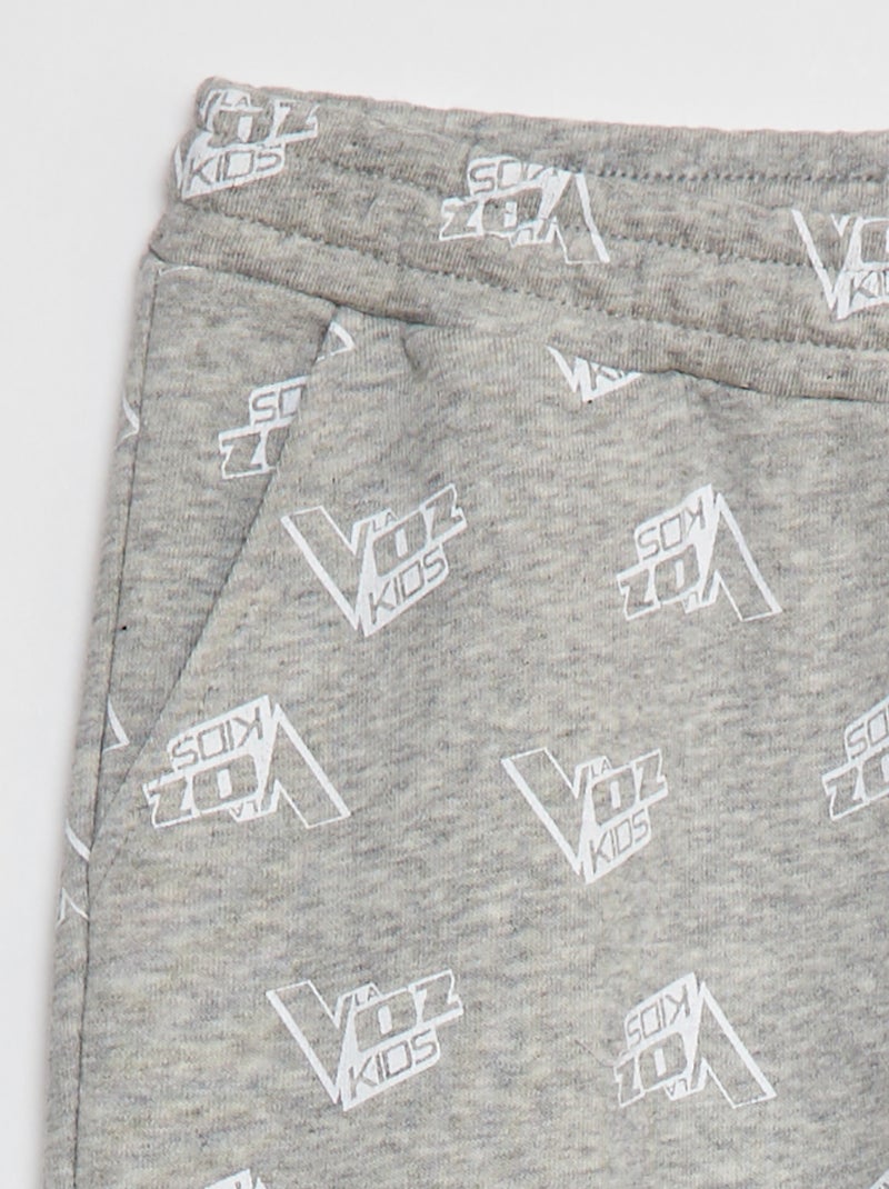 Pantalón de jogging 'La Voz Kids' Negro - Kiabi