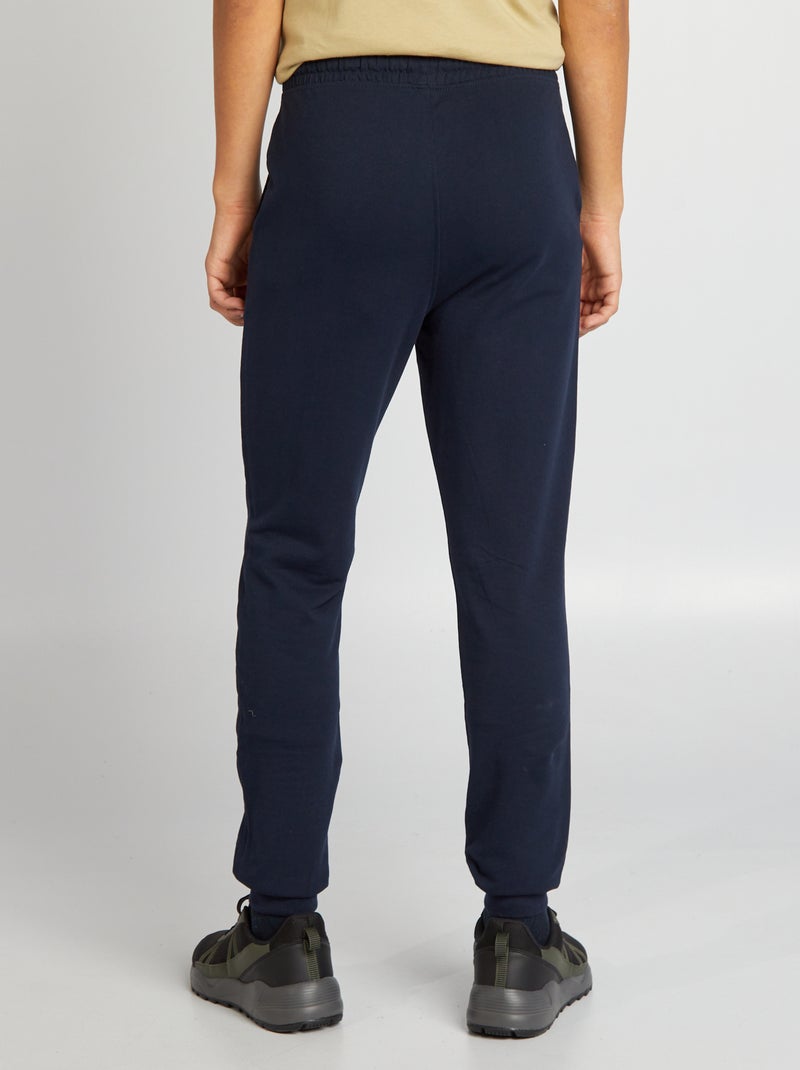 Pantalón de jogging liso azul - Kiabi