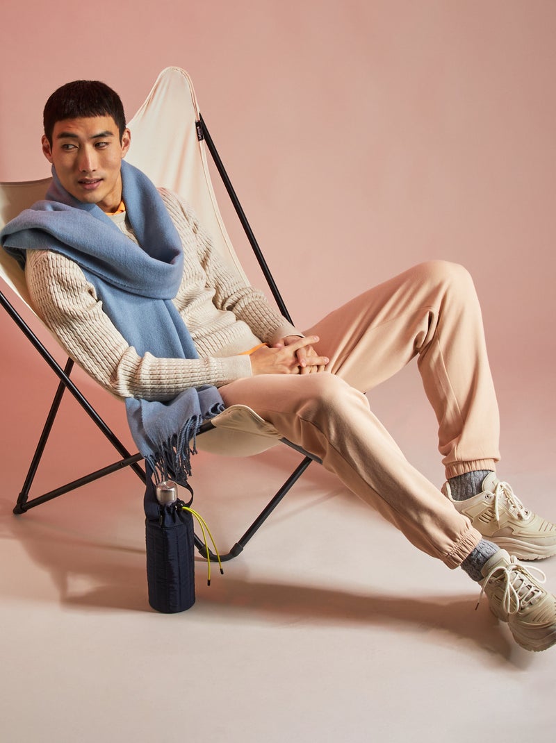 Pantalón de jogging liso BEIGE - Kiabi
