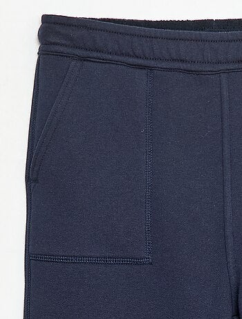 Pantalón de jogging liso con 2 bolsillos