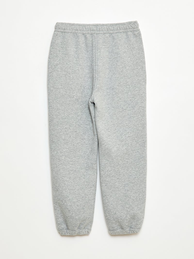 Pantalón de jogging liso con 2 bolsillos Gris - Kiabi