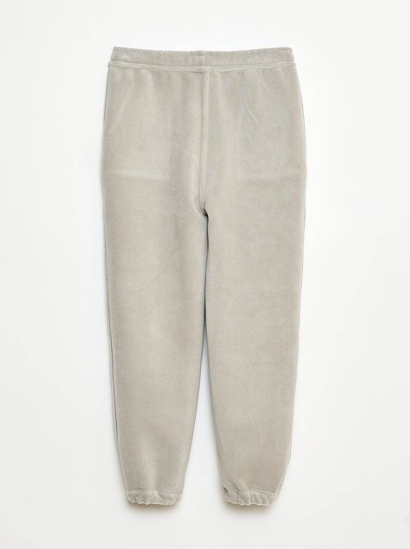 Pantalón de jogging liso con 2 bolsillos Gris - Kiabi