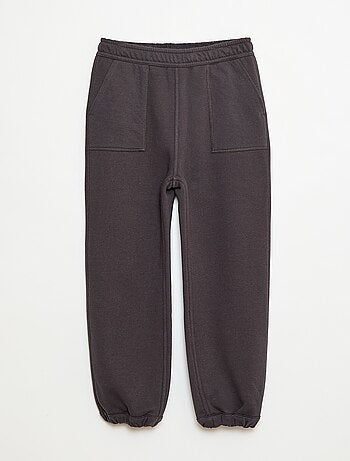 Pantalón de jogging liso con 2 bolsillos