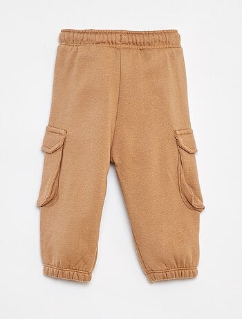 Pantalón de jogging liso con bolsillos grandes