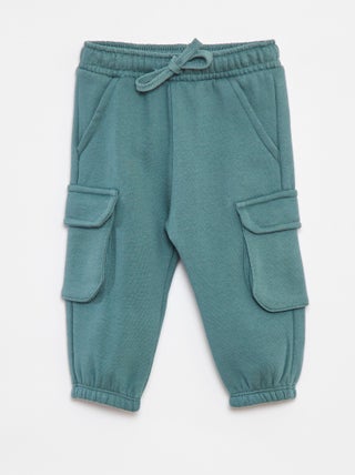 Pantalón de jogging liso con bolsillos grandes