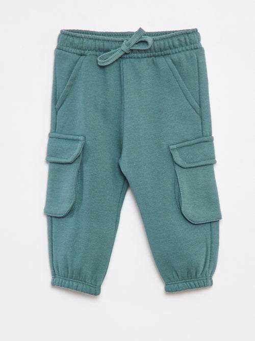 Pantalón de jogging liso con bolsillos grandes - Kiabi