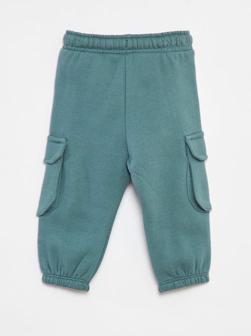Pantalón de jogging liso con bolsillos grandes - Kiabi