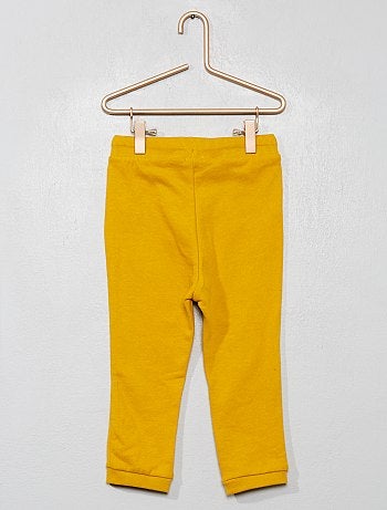 Pantalón de jogging liso de felpa - Kiabi