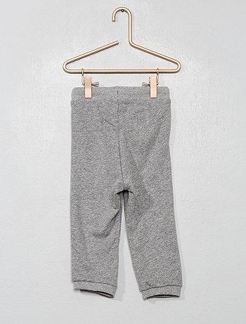Pantalón de jogging liso de felpa - Kiabi
