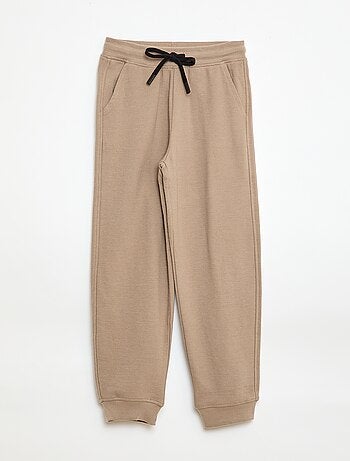 Pantalón de chándal liso de felpa ligera