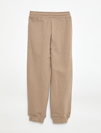 Pantalón de chándal liso de felpa ligera