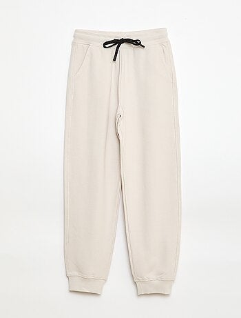 Pantalón de chándal liso de felpa ligera