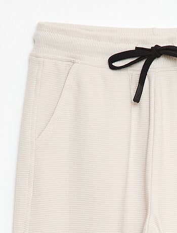 Pantalón de chándal liso de felpa ligera