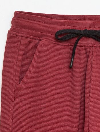 Pantalón de chándal liso de felpa ligera