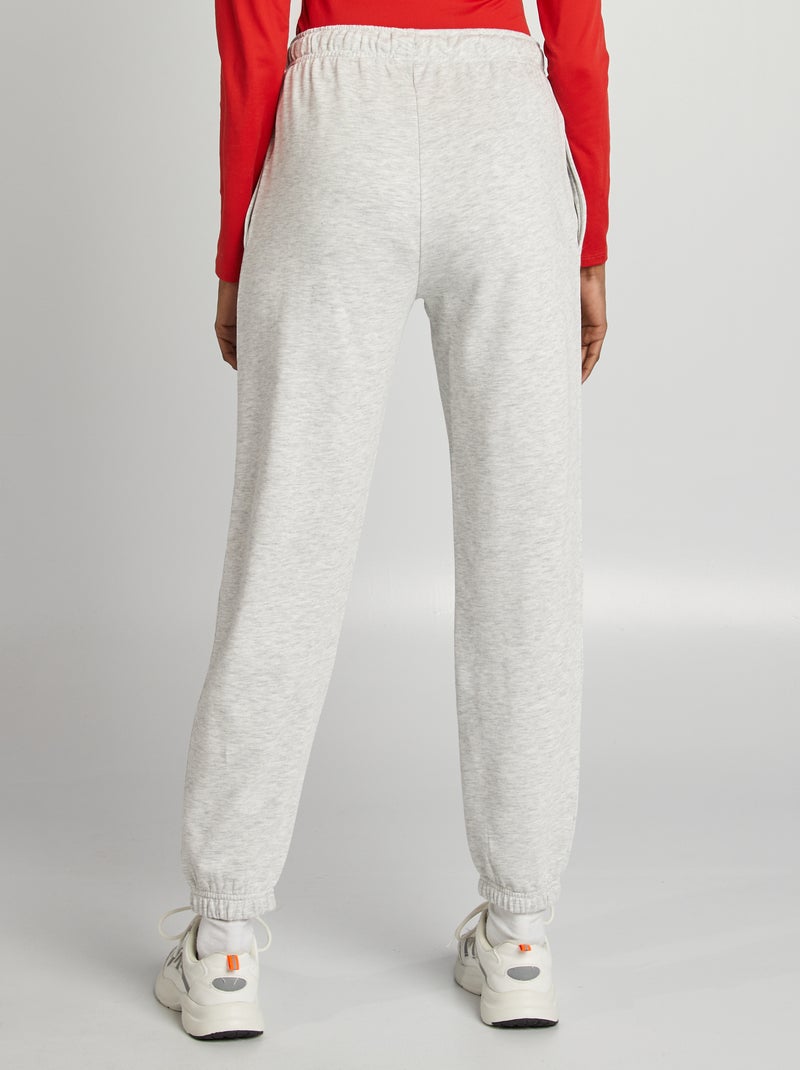 Pantalón de jogging liso fino GRIS - Kiabi