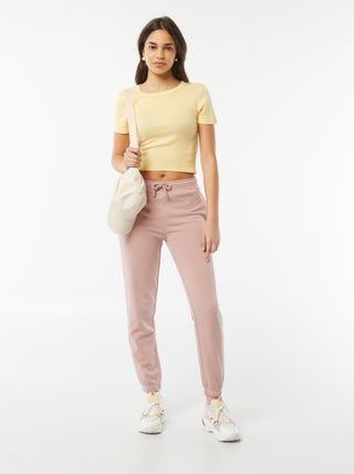 Pantalón de jogging liso fino