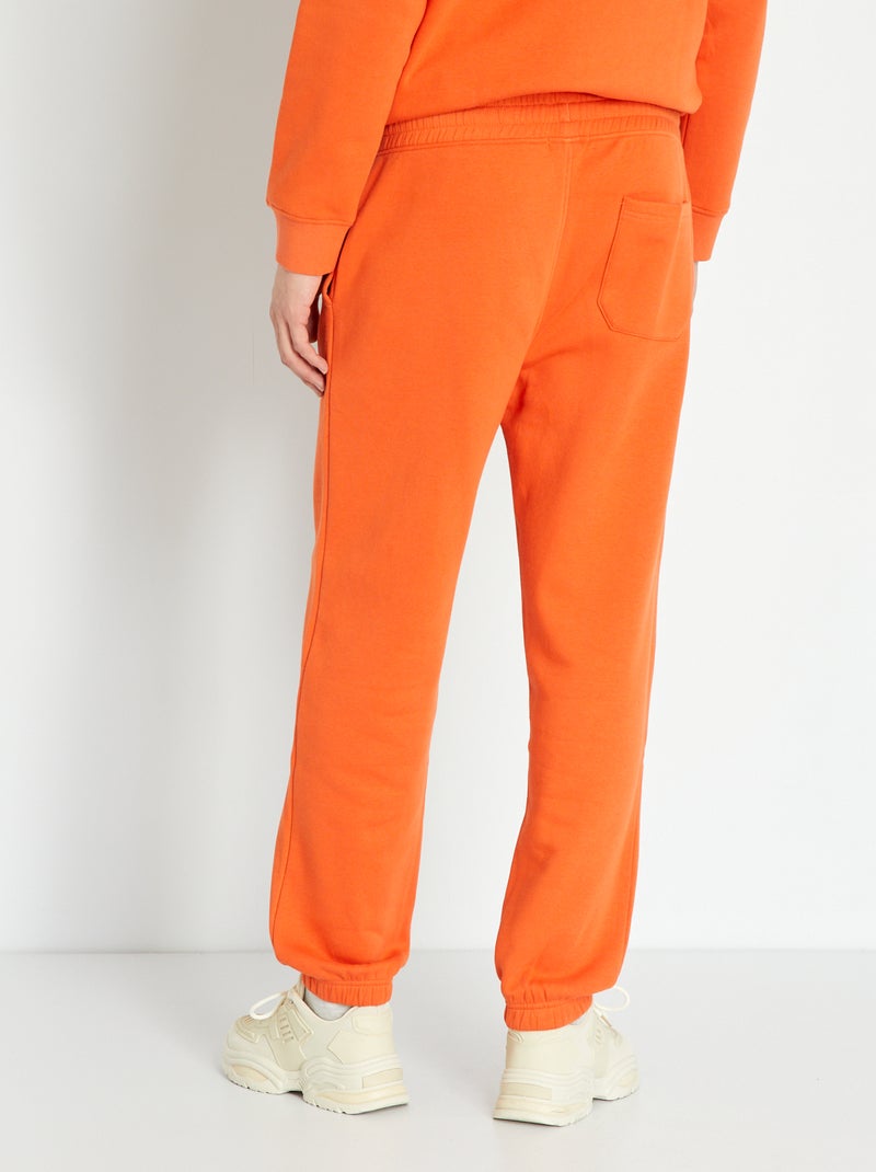 Pantalón de jogging liso NARANJA - Kiabi
