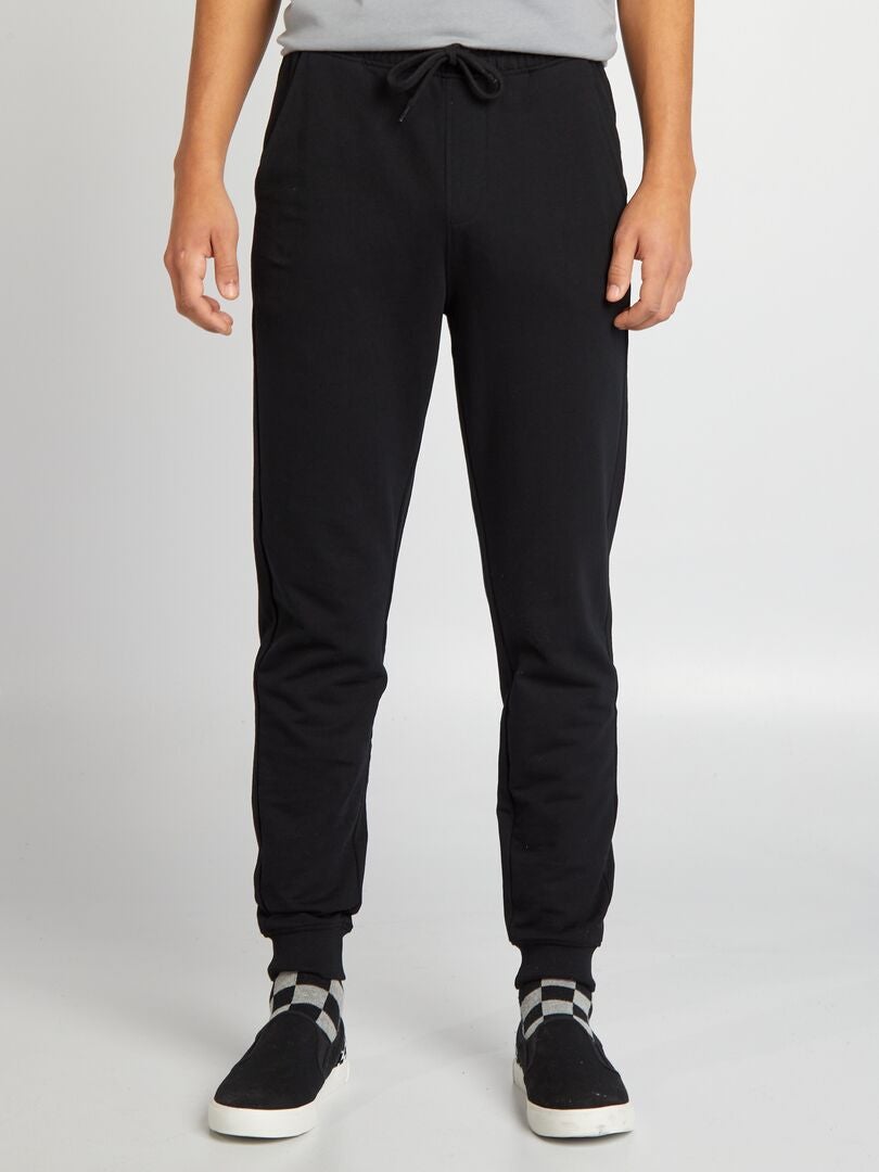 Pantalón De Jogging Liso - Negro - Kiabi - 9.00€