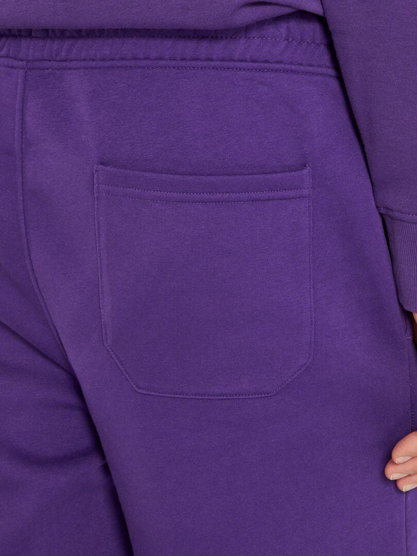 Pantalón de jogging liso PURPURA - Kiabi