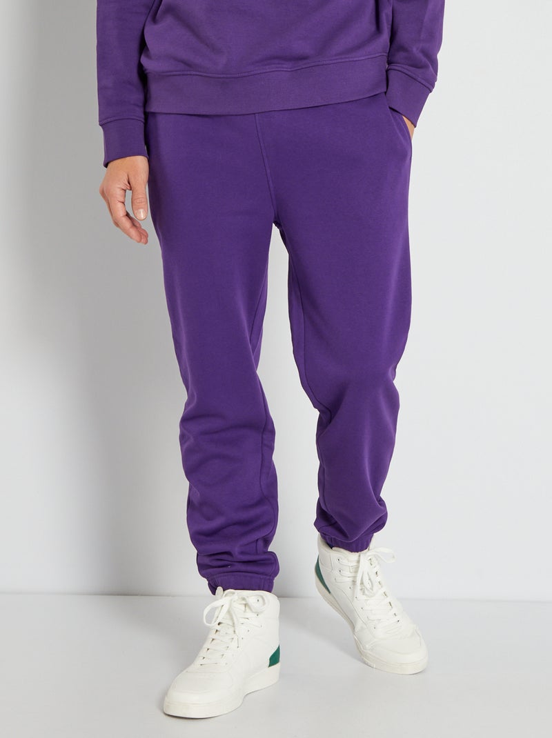 Pantalón de jogging liso PURPURA - Kiabi