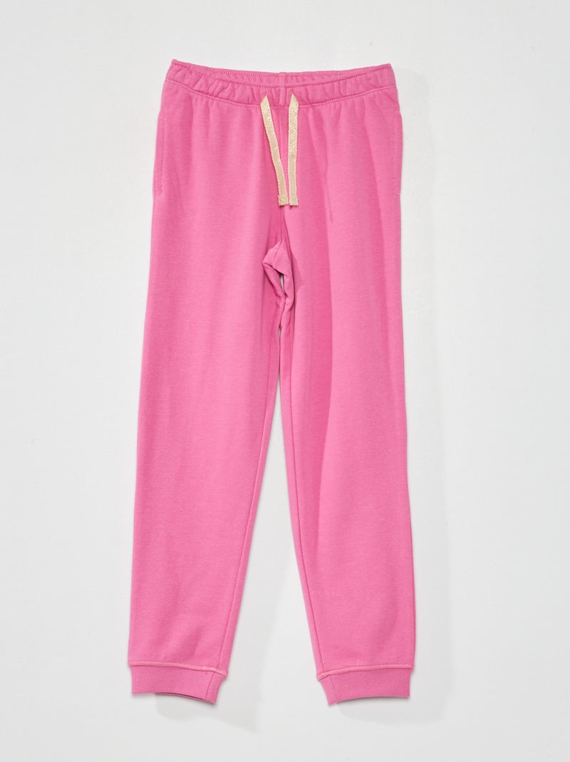 Pantalón de jogging liso ROSA - Kiabi
