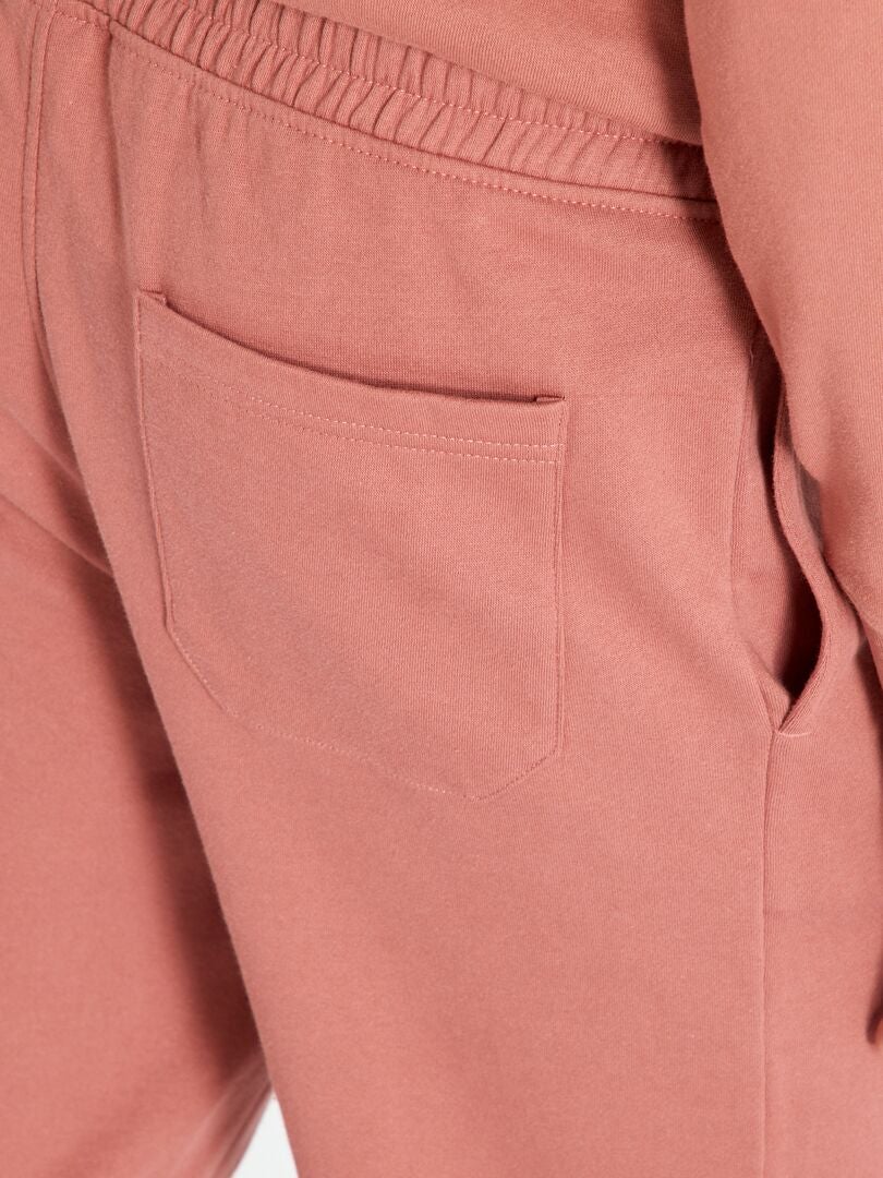 Pantalón de jogging liso ROSA - Kiabi