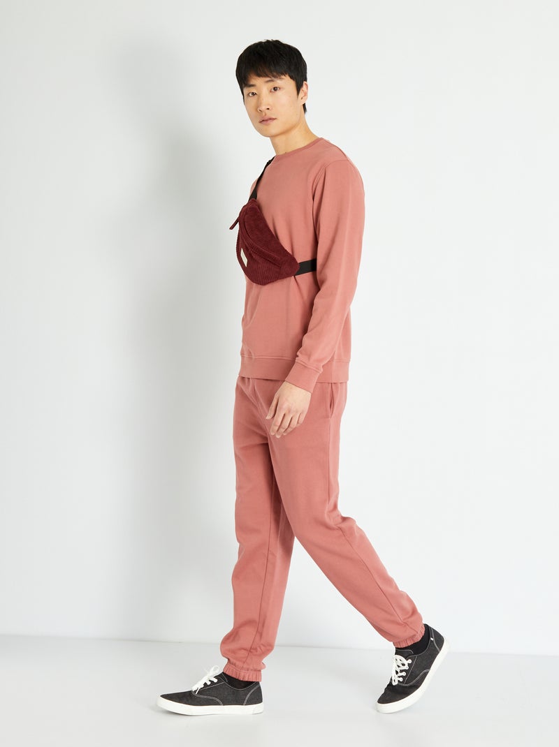 Pantalón de jogging liso ROSA - Kiabi