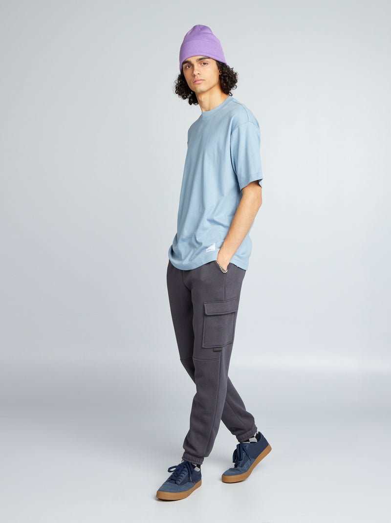 Pantalón de jogging multibolsillos NEGRO - Kiabi