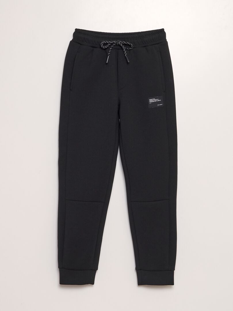 Pantalón de jogging negro - Kiabi