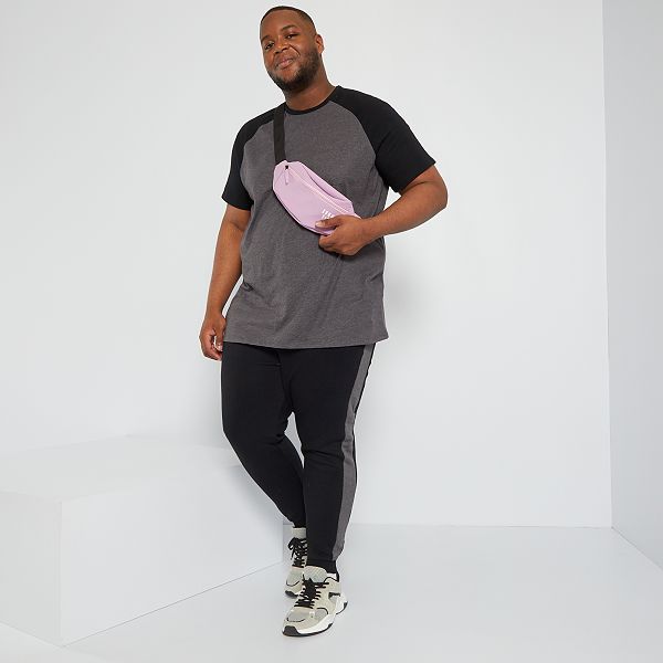 Pantalón de jogging Tallas grandes hombre - negro - Kiabi - 18,00€