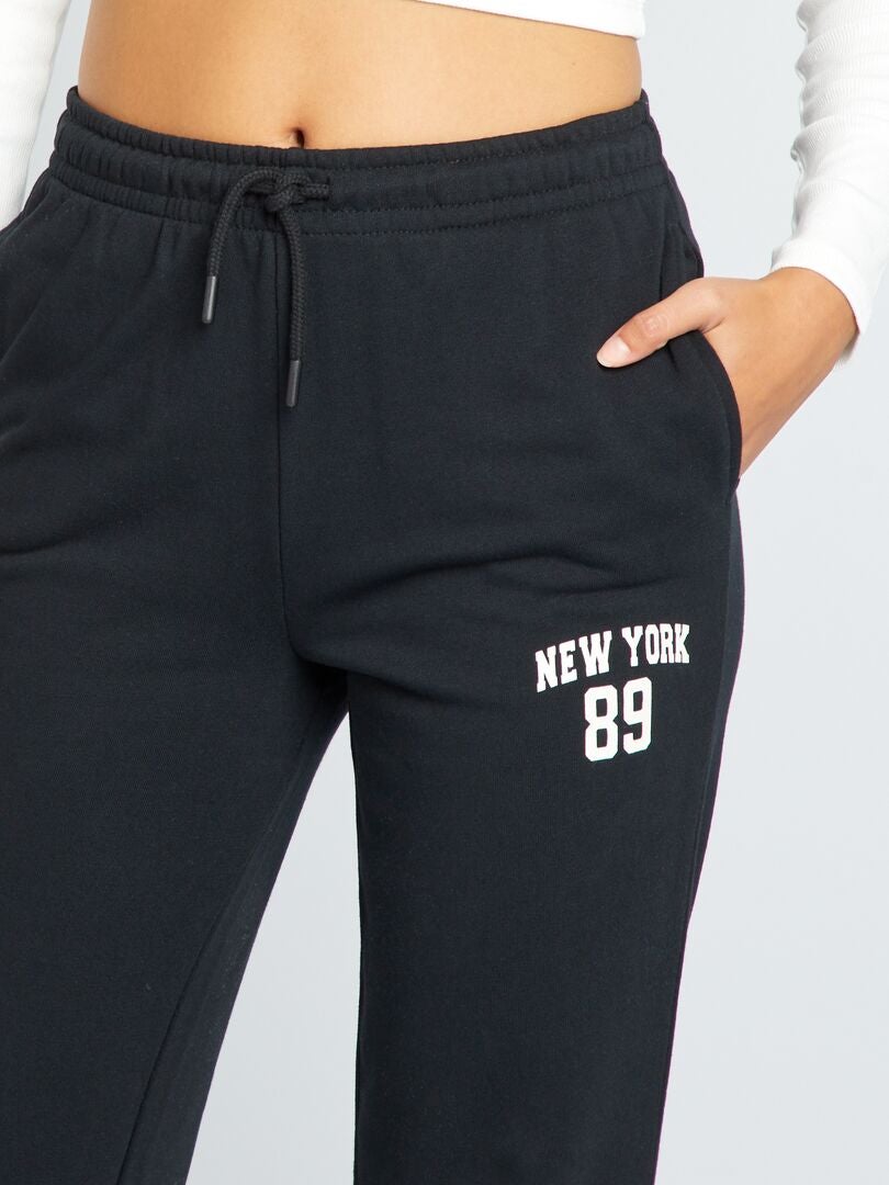 Pantalón de jogging 'New York' NEGRO - Kiabi