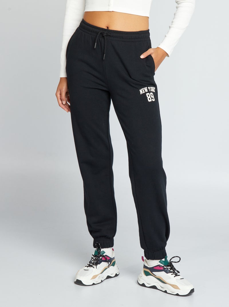 Pantalón de jogging 'New York' NEGRO - Kiabi