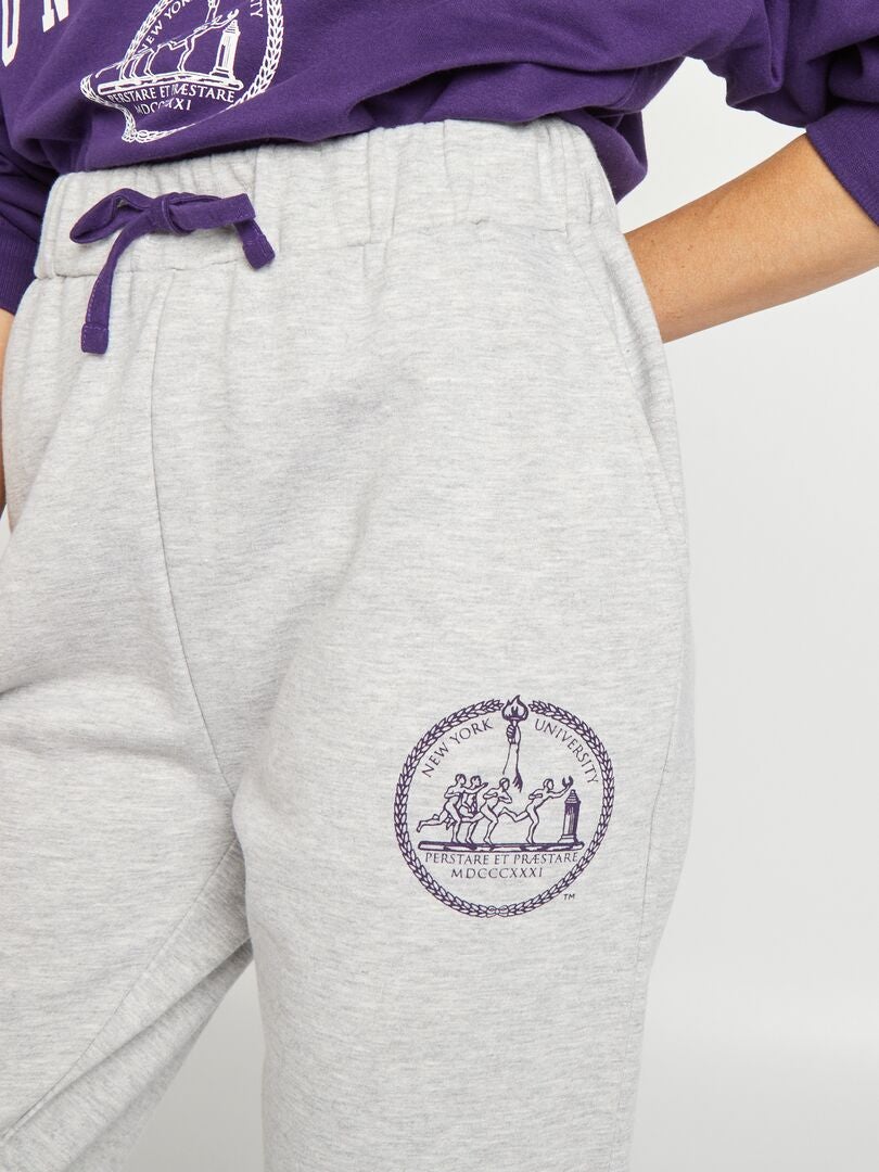 Pantalón de jogging 'New York University' GRIS - Kiabi