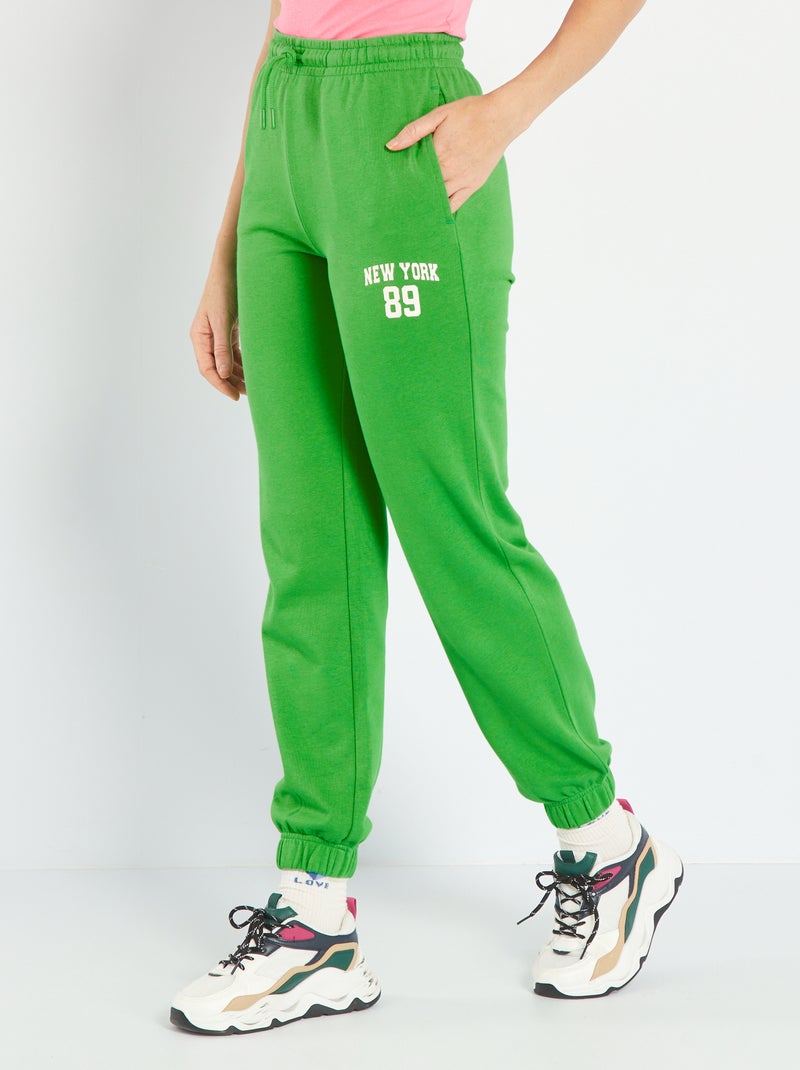 Pantalón de jogging 'New York' Verde - Kiabi