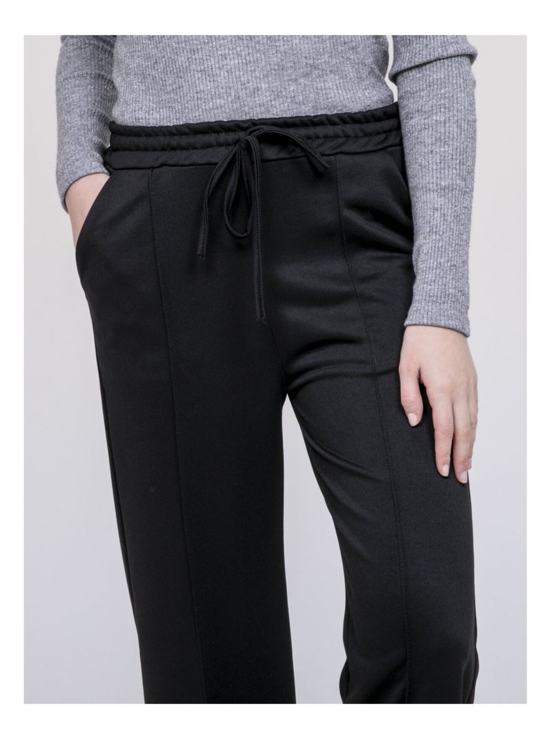 Pantalón de jogging recto ENAELLE Negro - Kiabi