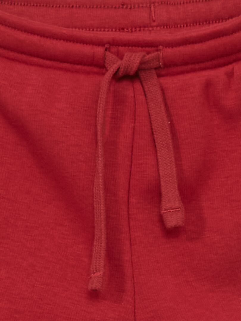 Pantalón de jogging ROJO - Kiabi