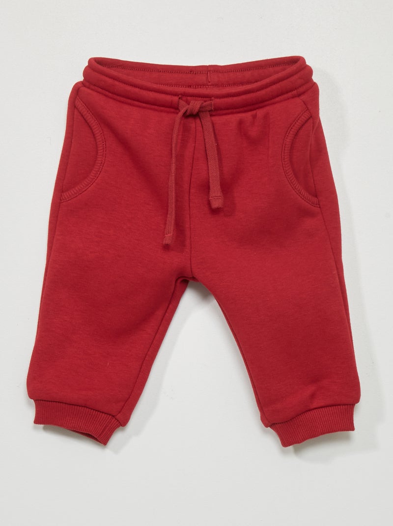 Pantalón de jogging ROJO - Kiabi