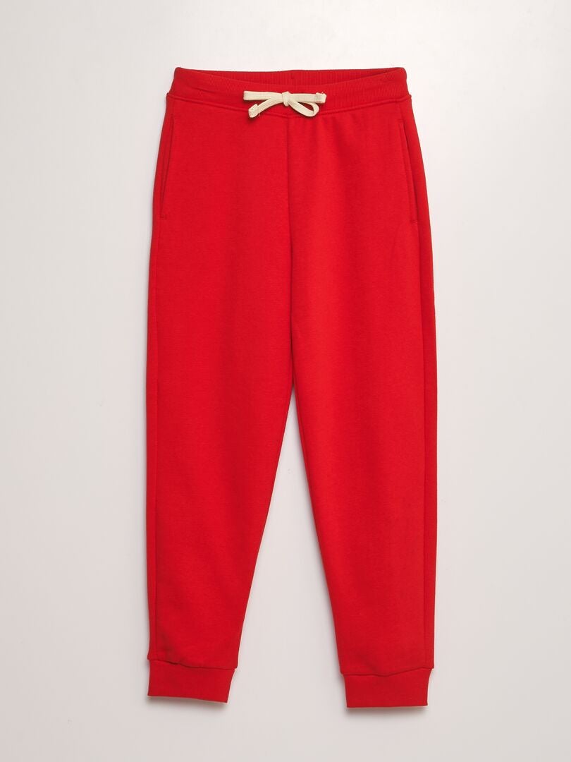 Pantalón de jogging ROJO - Kiabi