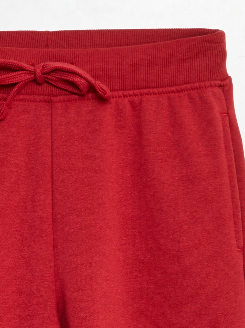 Pantalón de jogging rojo - Kiabi