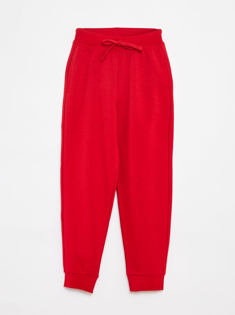 Pantalón de jogging Rojo - Kiabi