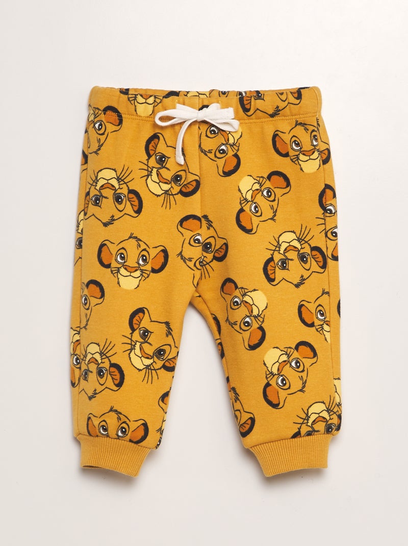 Pantalón de jogging 'Simba' 'Disney' AMARILLO - Kiabi