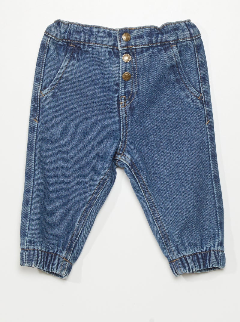 Pantalón de jogging vaquero AZUL - Kiabi
